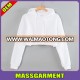 Hot sales Cheap Fashion Custom Promotional Long Sleeve Crop top women hoodies